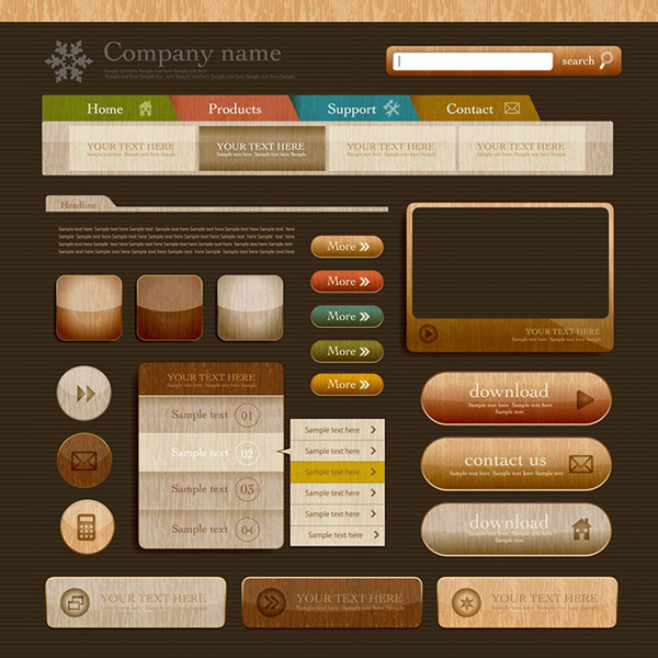 木紋風(fēng)格在網(wǎng)頁與網(wǎng)站設(shè)計(jì)中的美學(xué)與應(yīng)用
